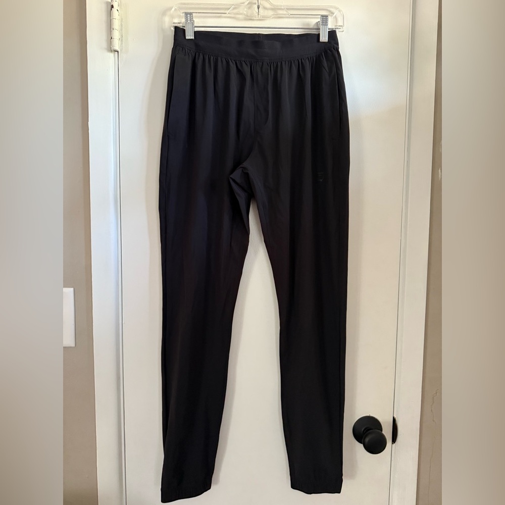 Gymshark Men's Black Joggers, Size Small